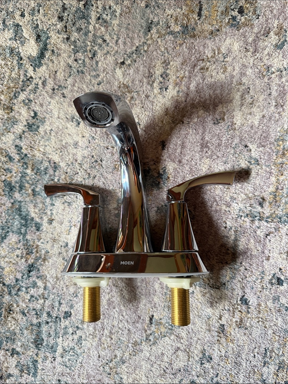 Moen 84467 Korek 4 in. Centerset 2-Handle Bathroom Faucet - Chrome